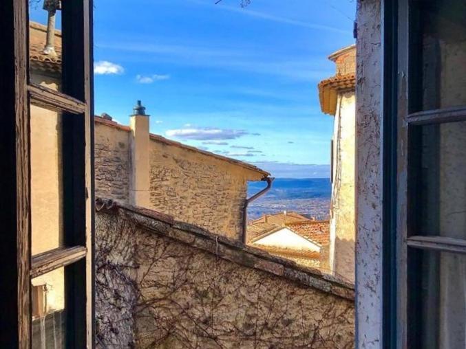 La Maison Pres De La Fontaine Saignon Bagian luar foto